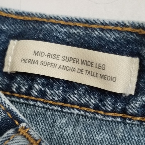 NWT Universal Thread Medium Wash Super Wide Leg Jeans Size 16 - Picture 7 of 8